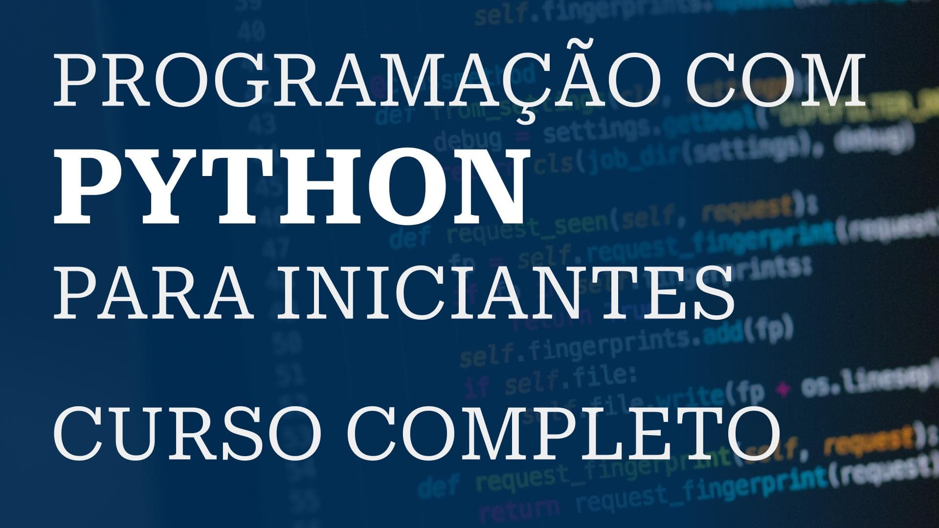 Programação com Python para Iniciantes